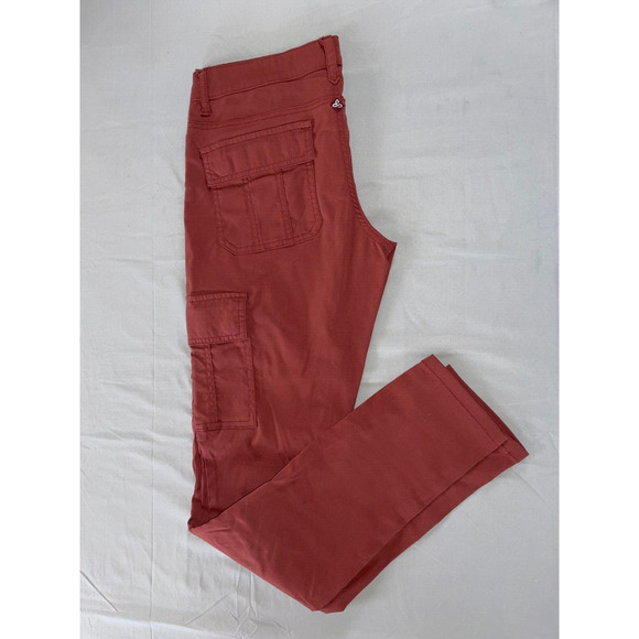 Prana Meme Stretch Nylon Cargo Pants. Rust Red, Women's Size 6. EUC!! - Picture 2 of 9